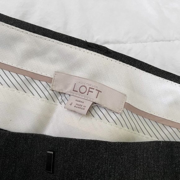 The Loft Marisa pants in heathered-ish charcoal - Picture 3 of 4